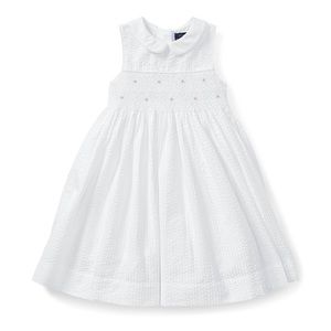 Polo Ralph Lauren hand smocked girls dress.